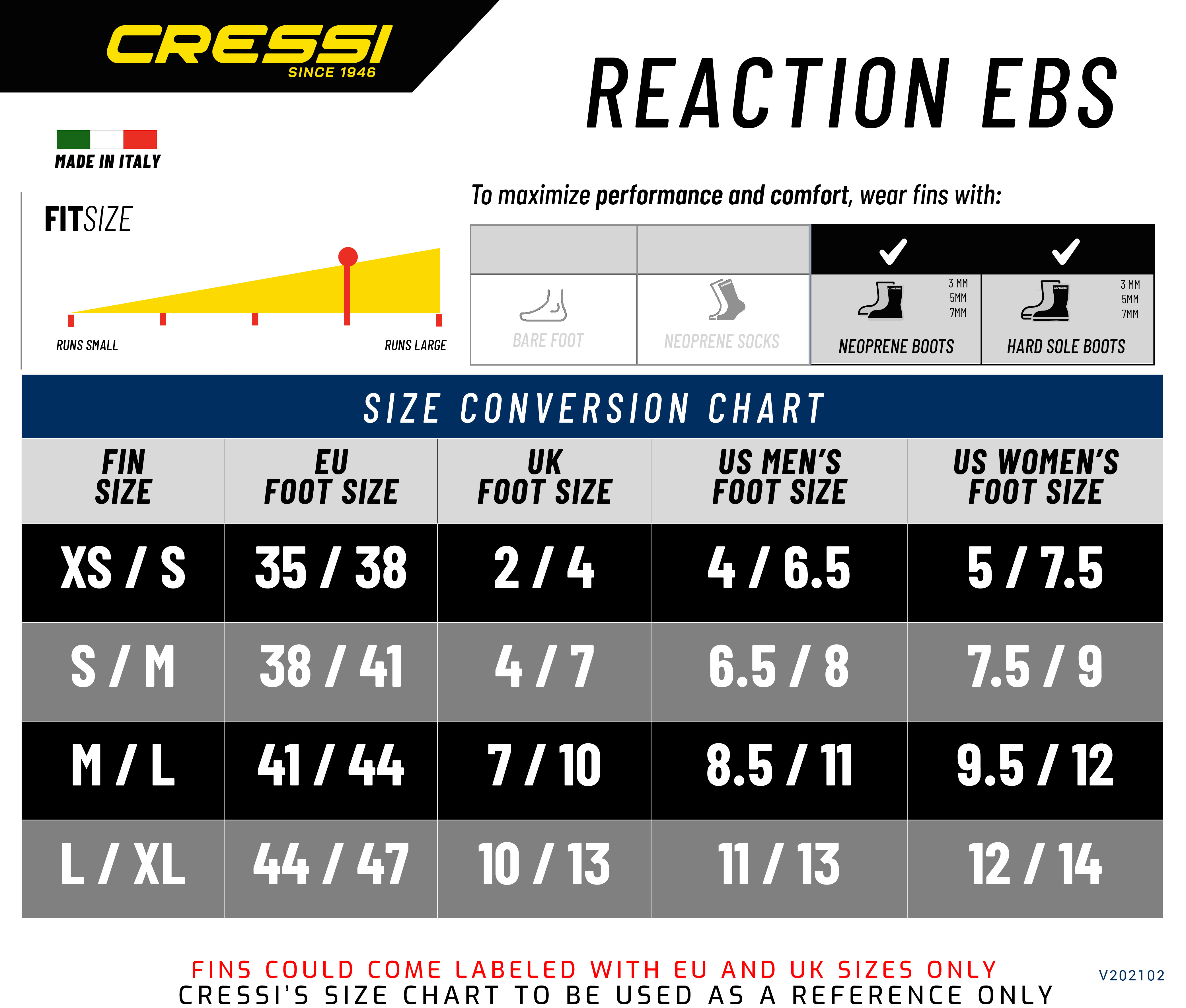 Palmes Reaction Cressi – Image 2